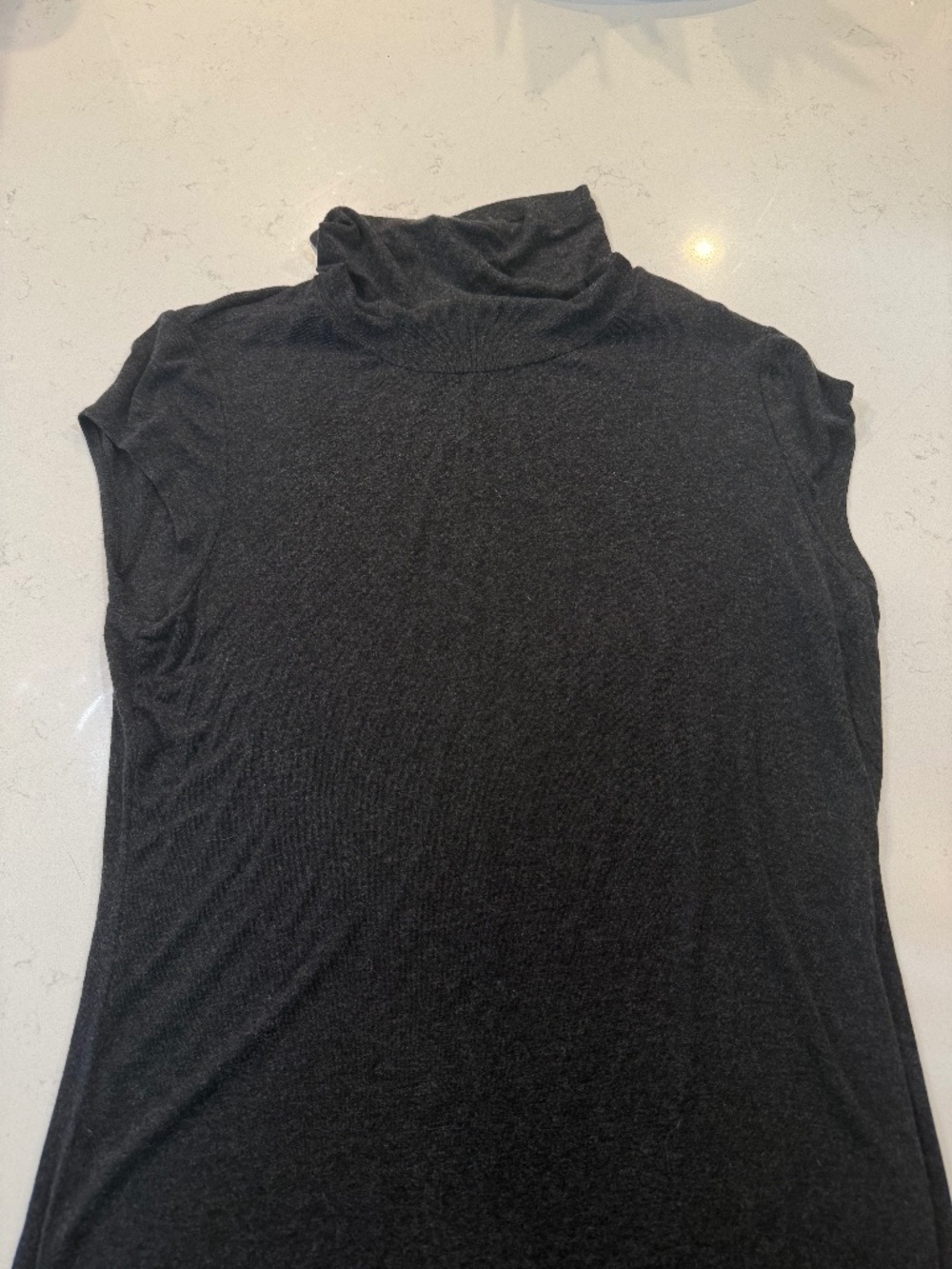 Womens Turtleneck Shortsleeve Top
